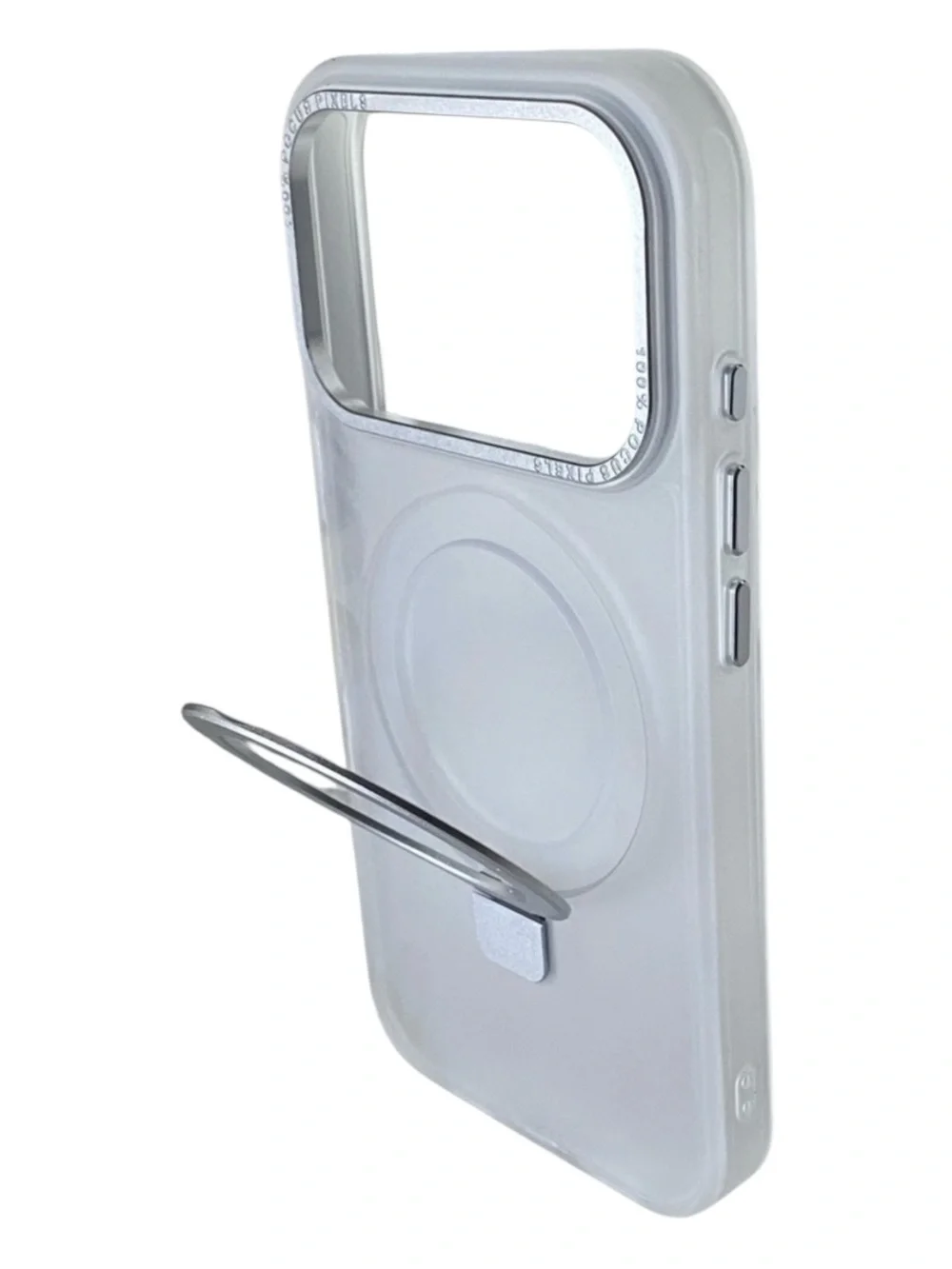 iPhone 17 Pro Max “Ice” Mag Mag Phone Case with Ring Holder NEW Chic